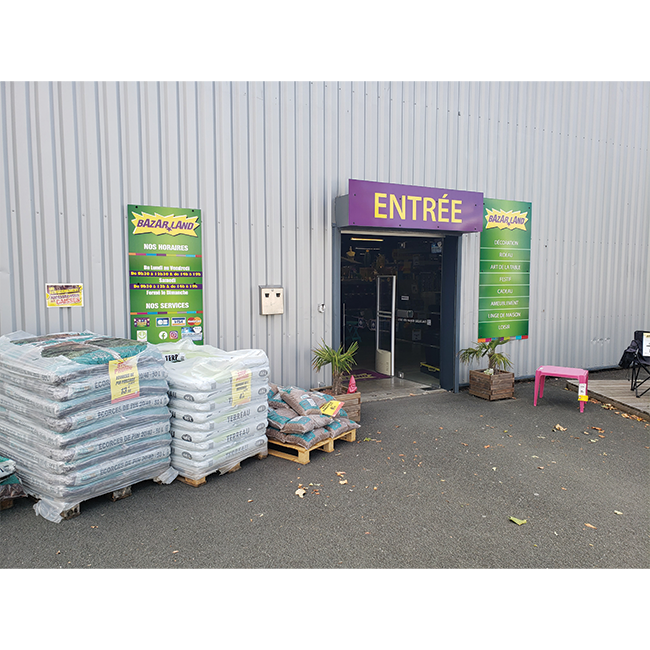 Présentation Magasin Bazarland Andilly