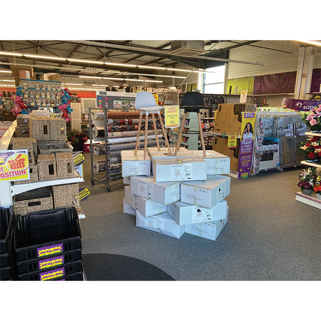 Présentation Magasin Bazarland Gray