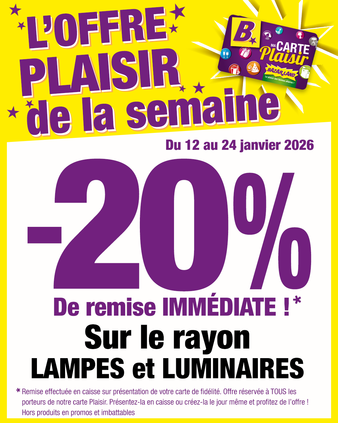 Promotions Magasin Bazarland Craon