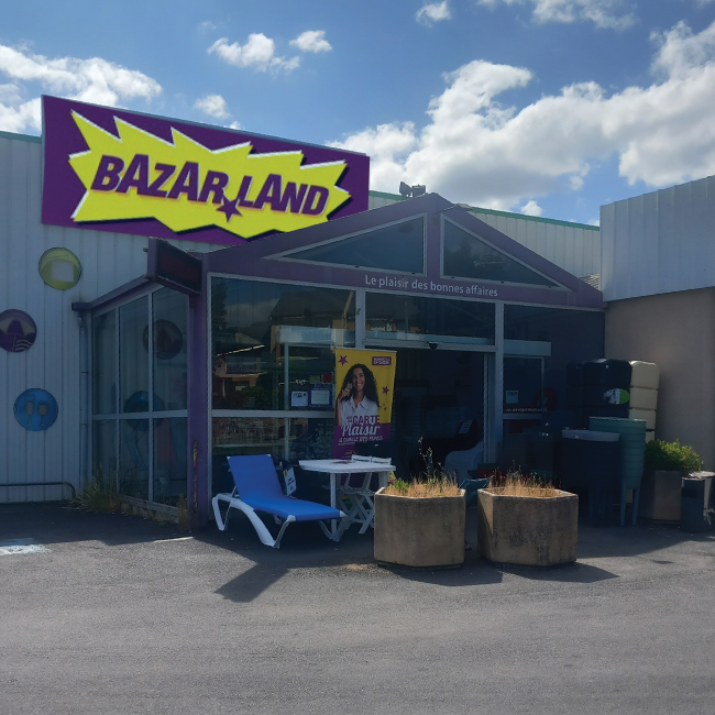 Présentation Magasin Bazarland Marvejols