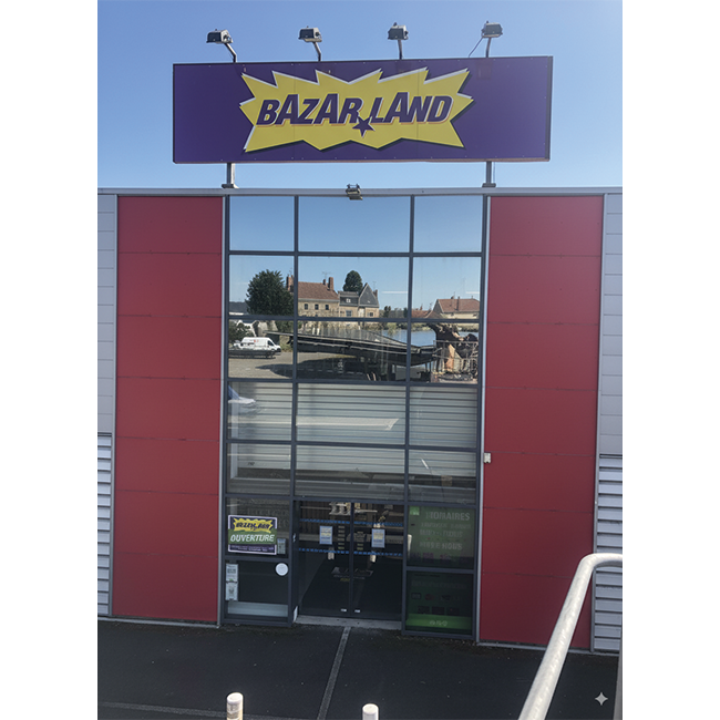 Présentation Magasin Bazarland Gray