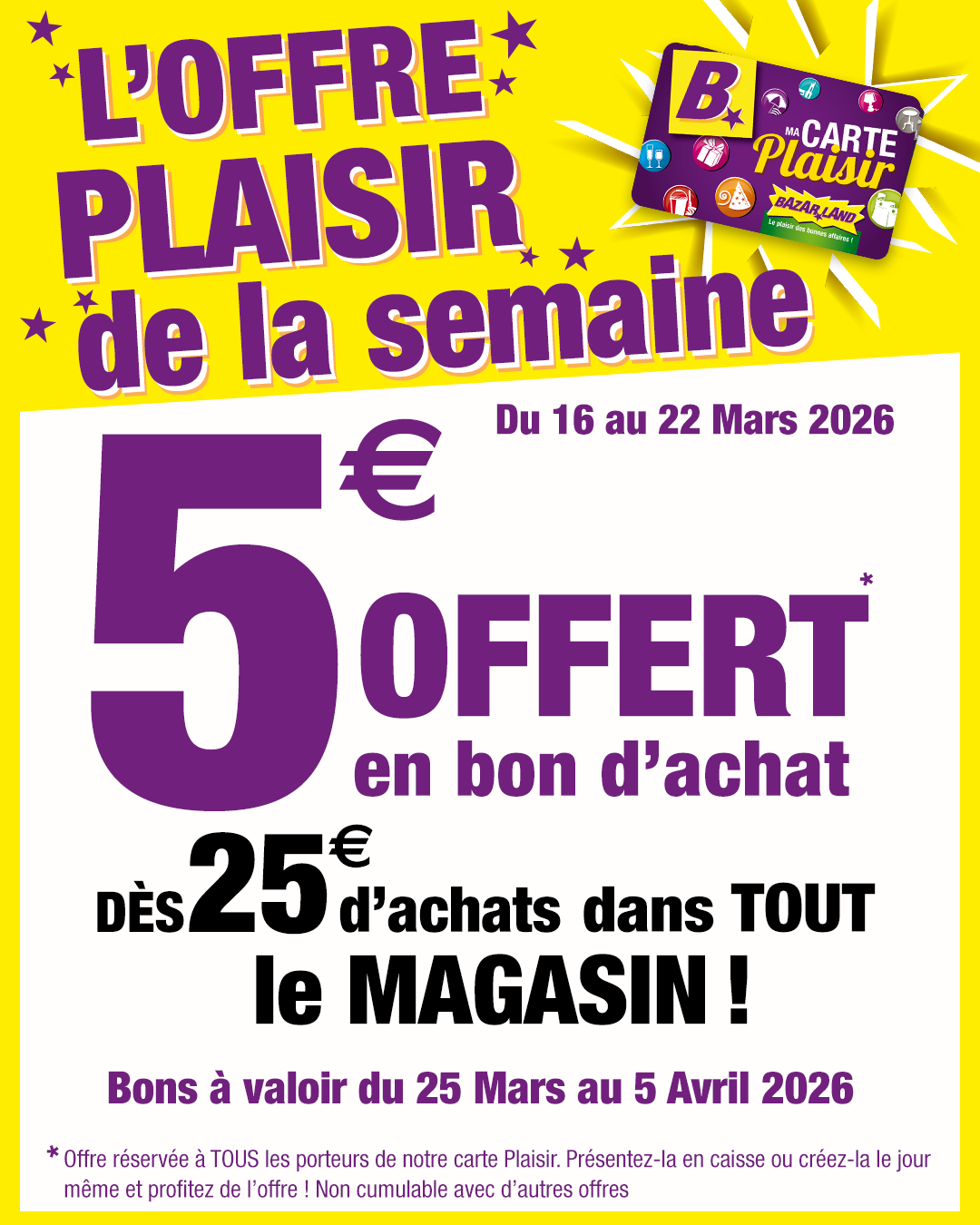 Promotions Magasin Bazarland Alès - Saint Hilaire de Brethmas