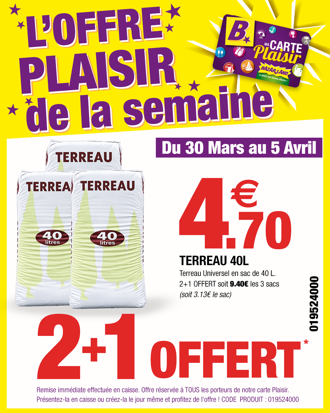 Promotions Magasin Bazarland Bédarieux