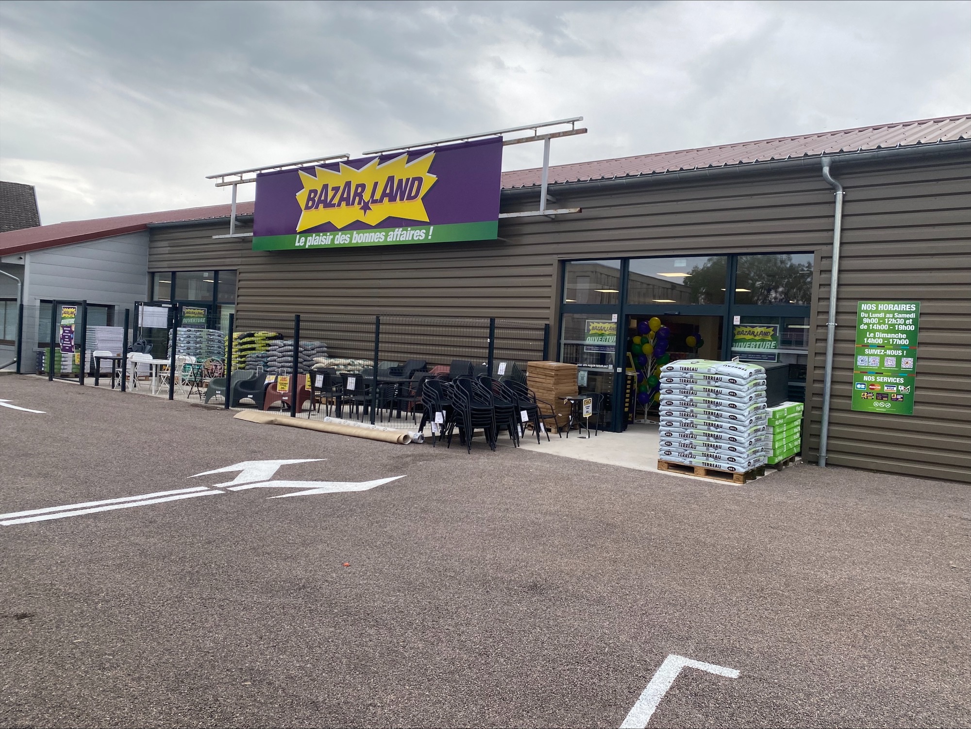 Présentation Magasin Bazarland Jussey